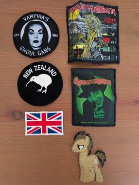 Patches Bands,Anime,Cute Goth Ect